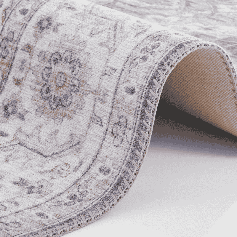 Vintage Vloerkleed Anthea - Wit/Lichtroze - Image 3