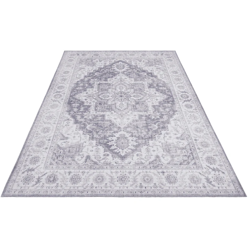 Vintage Vloerkleed Anthea - Wit/Lichtroze - Image 5